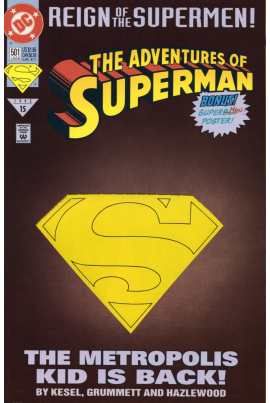 The Adventures of Superman #501 - die cut cover