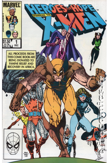 Heroes for Hope, starring The X-Men - Arthur Adams cover