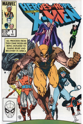 Heroes for Hope, starring The X-Men - Arthur Adams cover